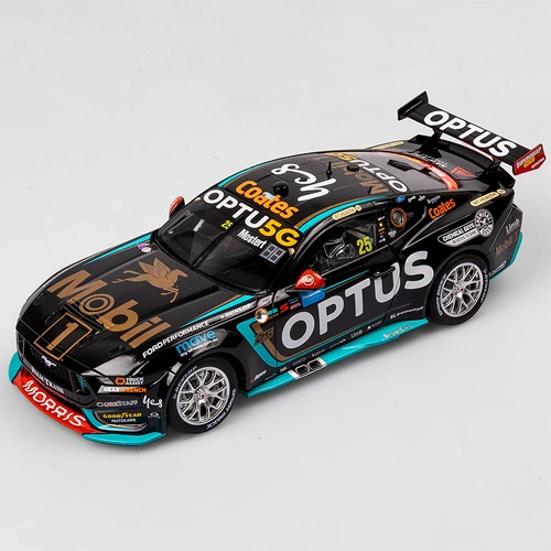 1:18 Mobil 1 Optus Racing #25 Ford Mustang GT - 2024 Sydney SuperNight Clean Sweep