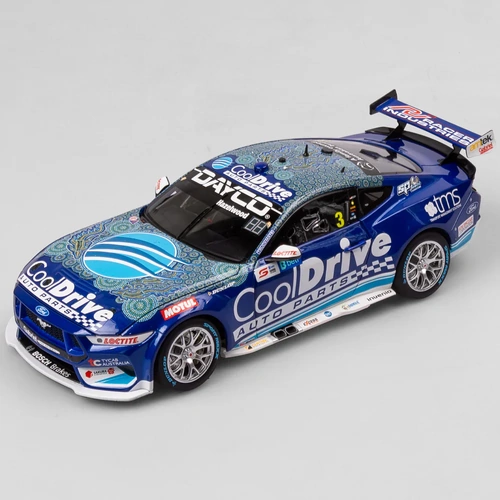 1:18 2023 Todd Hazelwood Indigenous Livery #3 Ford Mustang GT Authentic