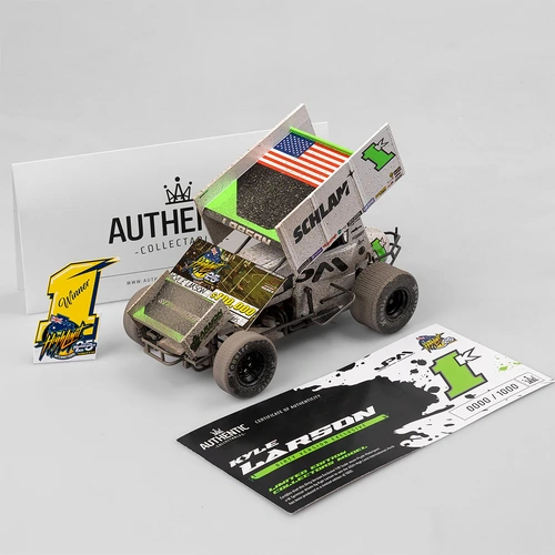 1:18 Scale Jason Pryde Motorsport #1K Sprintcar - 2024 High Limit International Perth Winner - Dirty Version