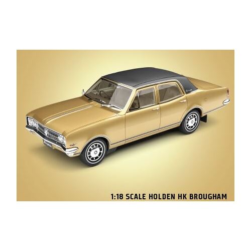 New Release 1:18 Holden HK Brougham Inca Gold Sealed Body Resin 307 Chev 