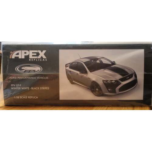 1:18 FG FORD FALCON FPV - GT-F -  WINTER White Black Stripes 
