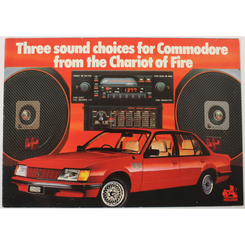 Peter Brock Radio Cassettes, Graphic Equalizers & Amplifiers Brochure
