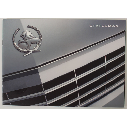 Holden WK Statesman Series 2 Brochure
