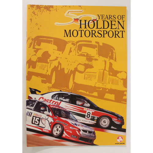 50 Years Of Holden Motorsport Booklet