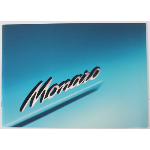 Holden CV8 Monaro Sales Booklet