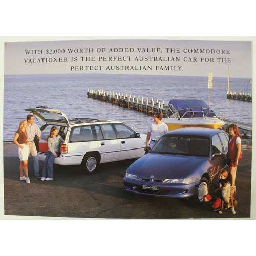 Holden VP Commodore Vacationer Brochure