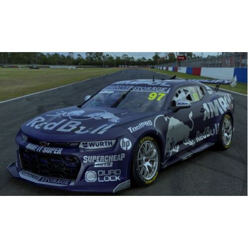 1:18 CHEVROLET CAMARO - TRIPLE EIGHT RACE ENGINEERING - RED BULL AMPOL RACING - VAN GISBERGEN #97 2023 TEST LIVERY