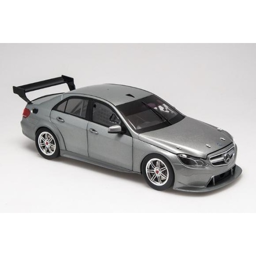 New Sealed 1:18 Silver Mercedes Benz E63 AMG Plain Body Prototype Supercar