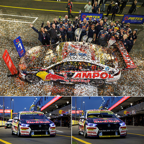 1:18 HOLDEN ZB COMMODORE - RED BULL AMPOL RACING - VAN GISBERGEN/WHINCUP - 2021 TEAMS CHAMPIONSHIP WINNER TWIN SET