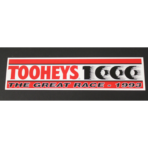 Tooheys 1000 The Great Race Sticker Mount Panorama Bathurst Holden Ford