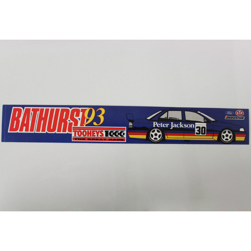 Glenn Seton Bathurst 1993 Sticker #30 Ford EB Falcon Tooheys 1000 The Great Race