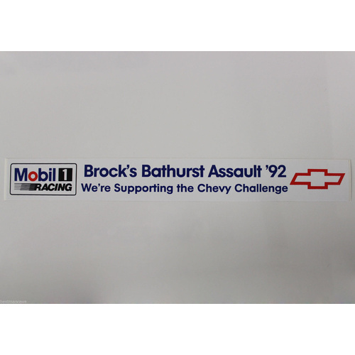 Peter Brock Bathurst 1000 Assault 1992 Sticker