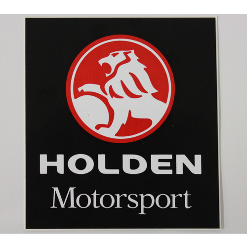 Holden Motor Sport Decal Sticker Black