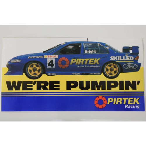 Jason Bright Pirtek Racing Sticker