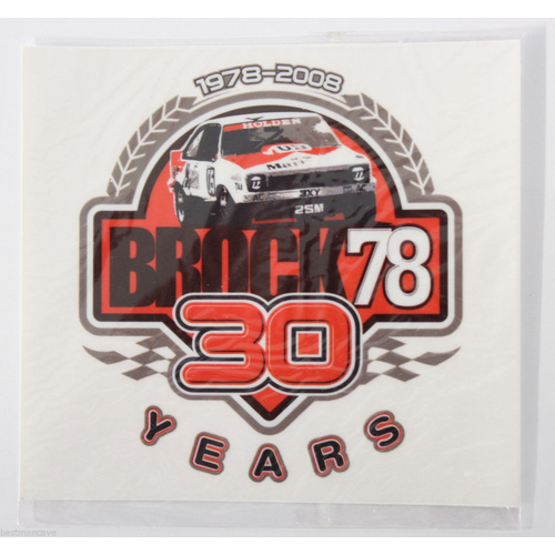 NOS Sealed Original Peter Brock HDT Sticker 1978 - 2008 A9X
