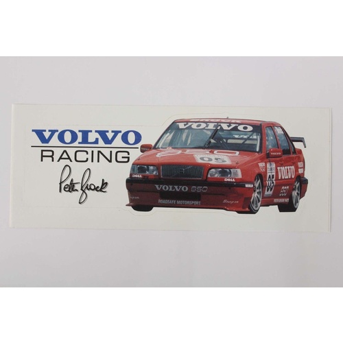 Peter Brock Volvo Racing 850 Sticker