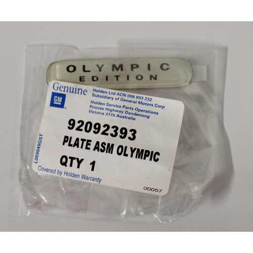 Holden Olympic Edition Boot Lid Badge