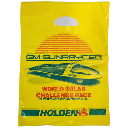 Original Holden GM Sunraycer World Solar Challenge Promo Race Bag 1987