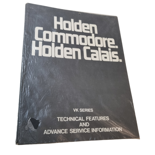 Holden VK Series Commodore Calais Advance Service Information Manual Book 