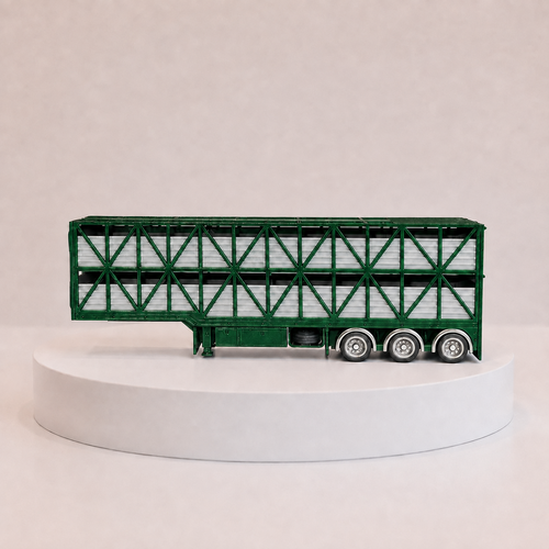 New Diecast 1:50 Scale CNJ Livestock B Trailer [Colour: Bicentennial Green]