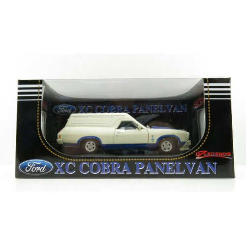 1:32 Ford Falcon White XC Cobra Panelvan With Blue Stripes 