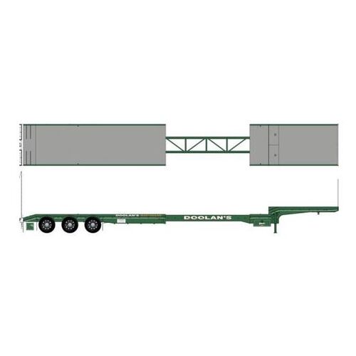 1:50 Doolans Extendable 45 Foot Dropdeck CTE Diecast Trailer And Dolly