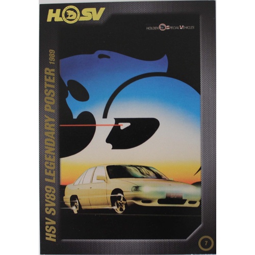 HSV 20th Anniversary Card 87 - 07 No.7