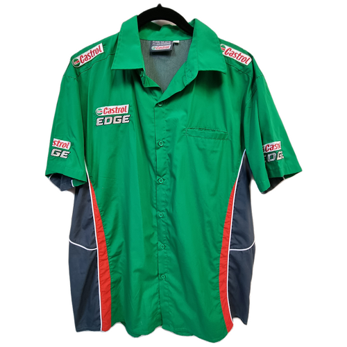 BNWOT Official Castrol Racing Edge Men's Licensed Shirt Size XL Holden Ford