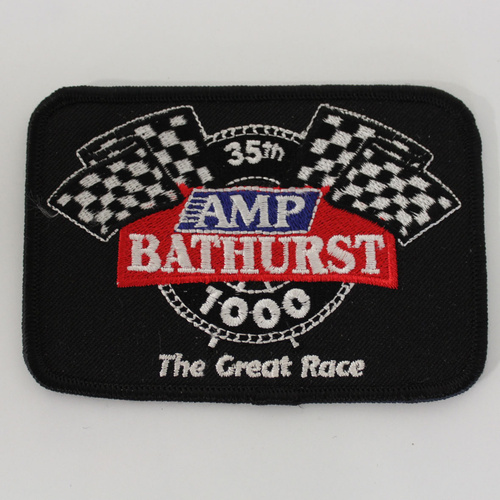 Black Bathurst 1000 35th Anniversary Cloth Patch    