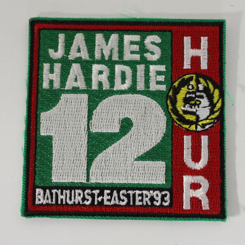 1993 James Haride Bathurst 12 Hour Cloth Patch   