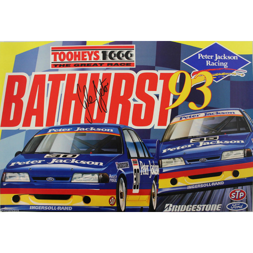 Glenn Seton Ford EB Falcon Signed Poster