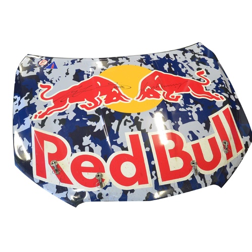 Signed Craig Lowndes Red Bull 2014 Bathurst Bonnet