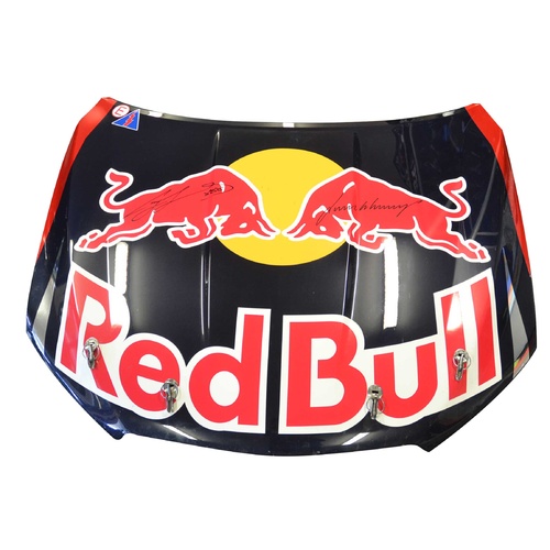 Signed Craig Lowndes Red Bull Bonnet