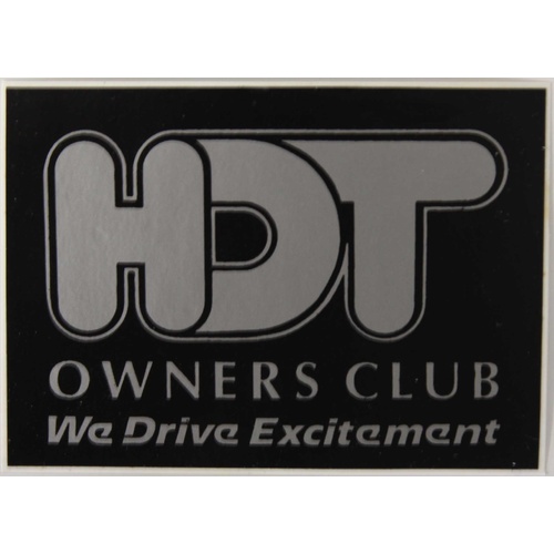 Holden HDT Owners Club Decal