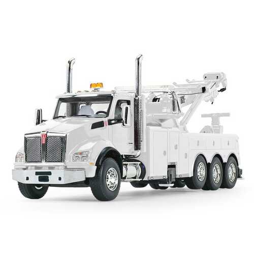 1:50 First Gear White Kenworth T880 with Century 1060 Rotator