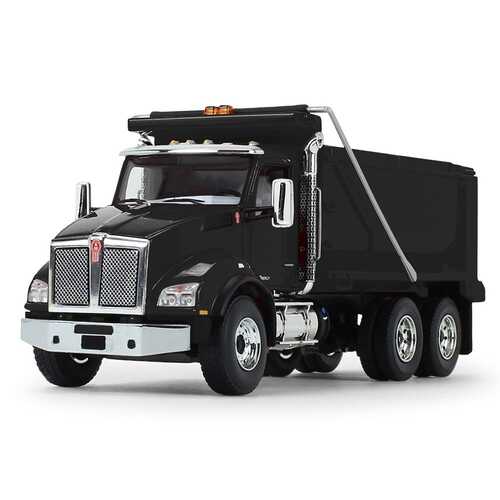 1:50 First Gear Black Kenworth T880 Dump Truck Tipper 