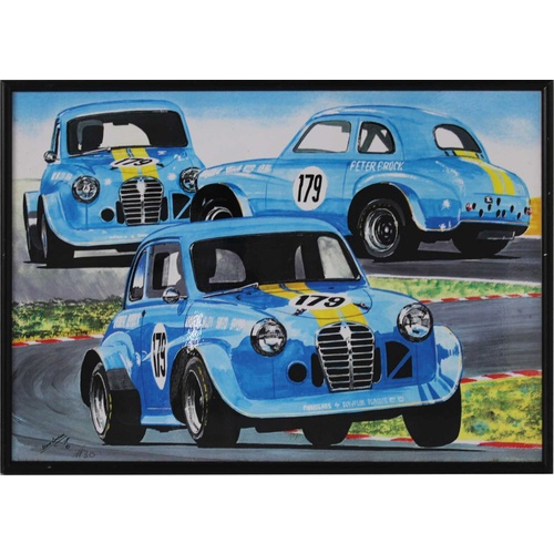 Peter Brock Holden Austin A30 Framed Print    