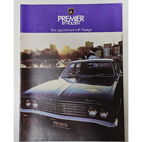 New Original HOLDEN HG Premier Sales Brochure July 1970 10 Pages 
