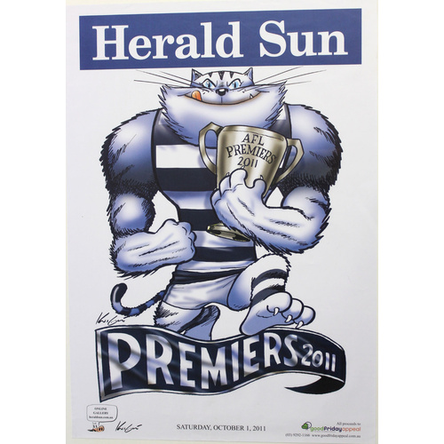 Geelong Cats AFL 2011 Premiers Poster