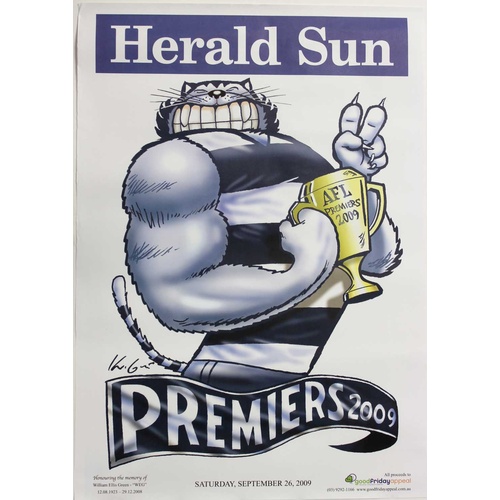 Geelong Cats AFL 2009 Premiers Poster