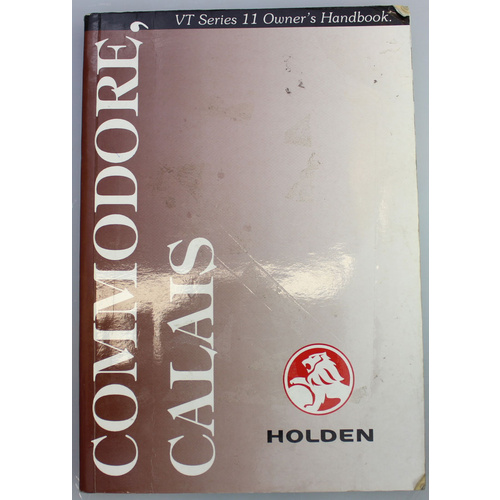Holden VT Series II Commodore Calais Owners Handbook (Print 4)