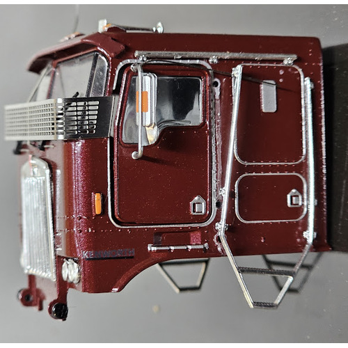 1:50 K100 Kenworth Burgundy Cab Iconic Replicas Spare Parts Or Wrecking Diorama 