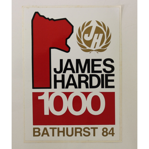Original Vintage James Hardie 1000 Bathurst 1984 Sticker