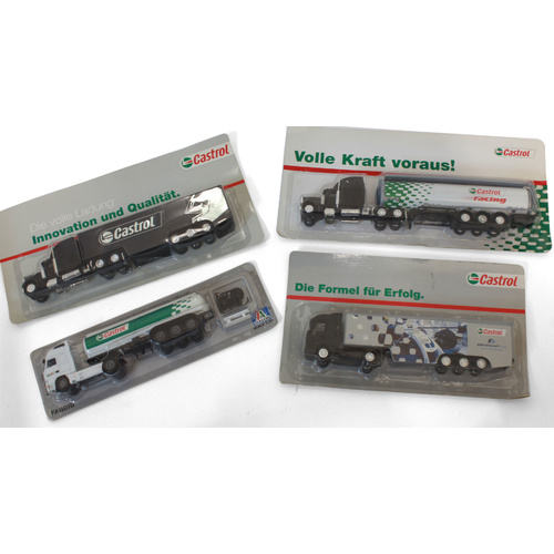 Group Of 1:87 Castrol Trucks