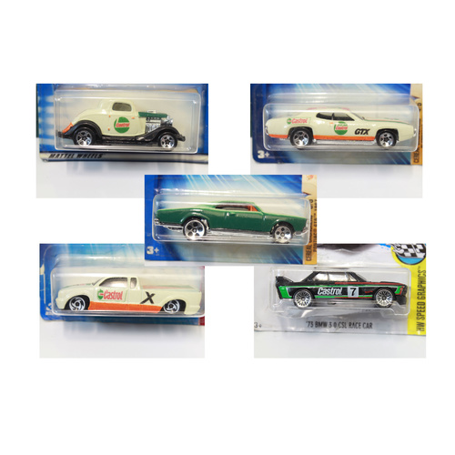 Collection Of Hot Wheels Castrol Cars