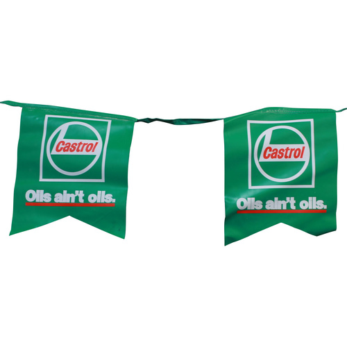 Castrol Oils Ain't Oils Bunting Flags