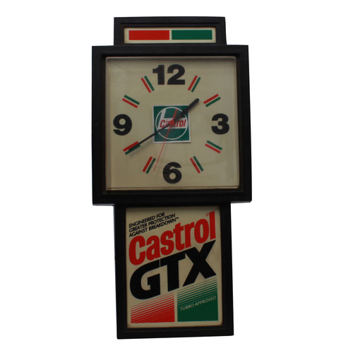 Wall Mounted Castrol Clock