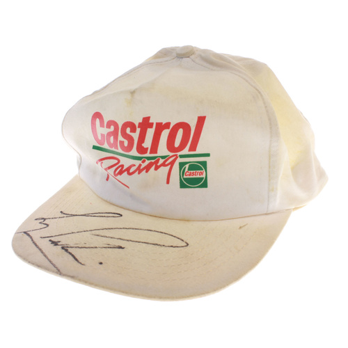 Signed Larry Perkins Castrol Racing Cap