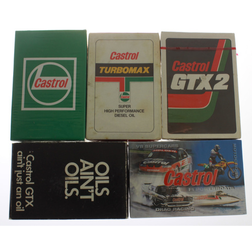 Assorted Sealed Castrol Playing Cards