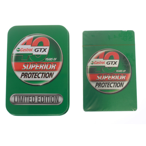 New Limited Edition 40 Years of Castrol GTX Playing Cards